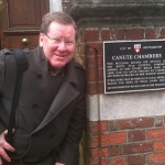 Brett outside the Canute Chambers building